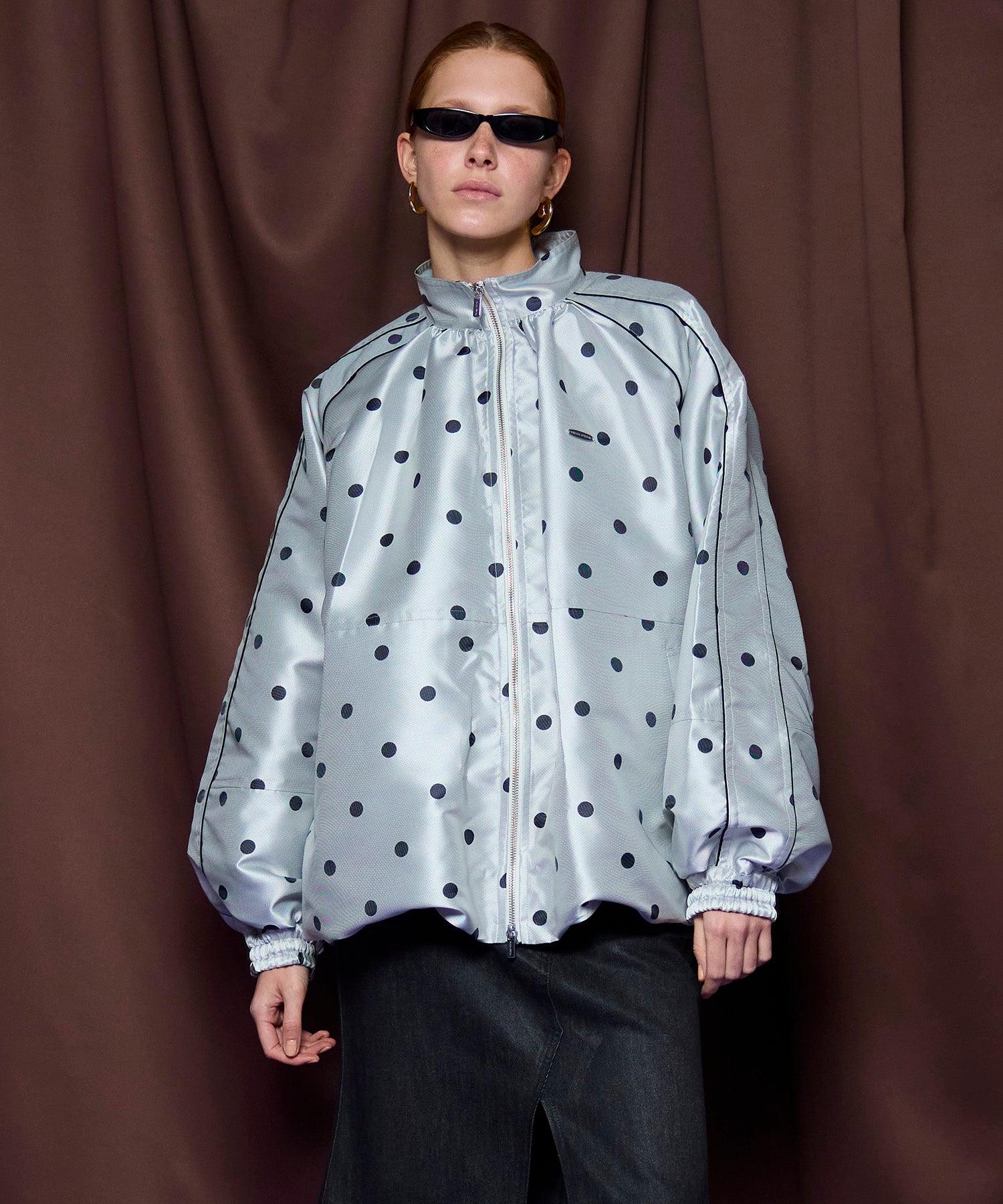 【26SPRING PRE-ORDER】Dot Voluminous Balloon Blouson