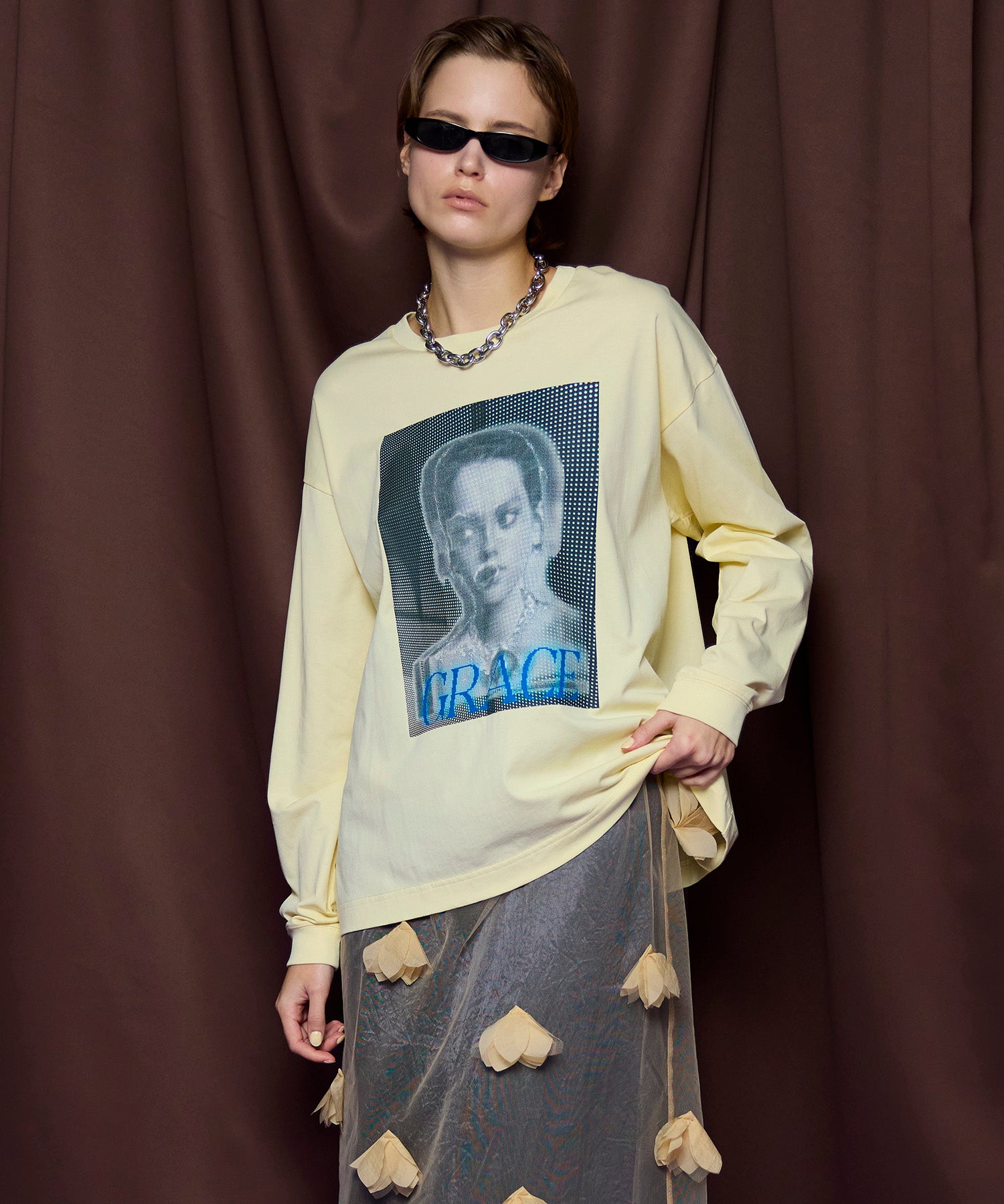 【26SPRING PRE-ORDER】GRACE Print Long Sleeve Tee