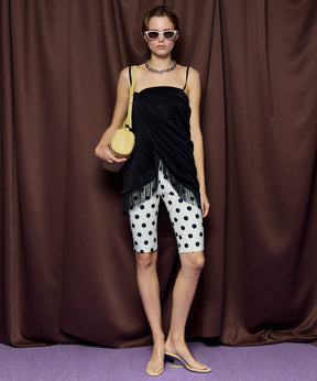 【26SPRING PRE-ORDER】Multi-Way Layered Twist Fringe Skirt