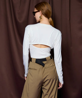 【26SPRING PRE-ORDER】Piercing Ring Short Bolero