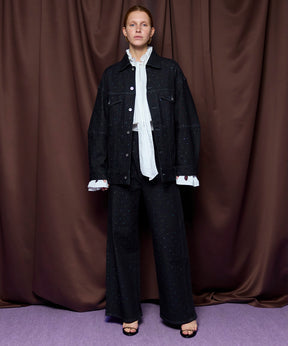 [26SPRING PRE-ORDER] 2WAY 오버스톤 데님 자켓