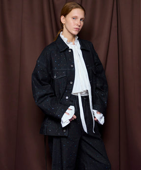 [26SPRING PRE-ORDER] 2WAY 오버스톤 데님 자켓