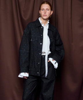 [26SPRING PRE-ORDER] 2WAY 오버스톤 데님 자켓