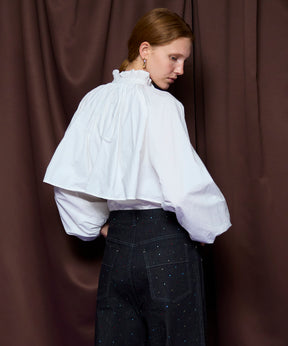 [26SPRING PRE-ORDER] 러플 셔츠 바디수트