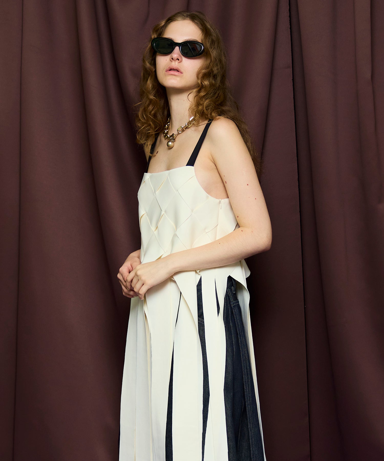 【26SPRING PRE-ORDER】Cross Fringe Dress