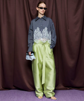【26SPRING PRE-ORDER】Flight Satin Wide Pants