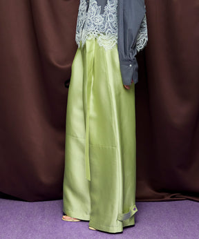 【26SPRING PRE-ORDER】Flight Satin Wide Pants