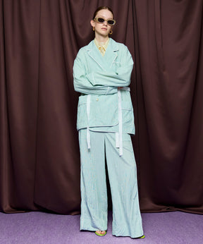 [26SPRING PRE-ORDER] 벨티드 파자마 팬츠