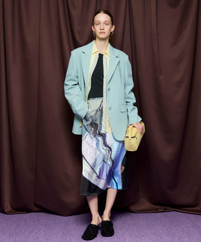 【PRE-ORDER】Book Wave 2WAY High-Slit Skirt