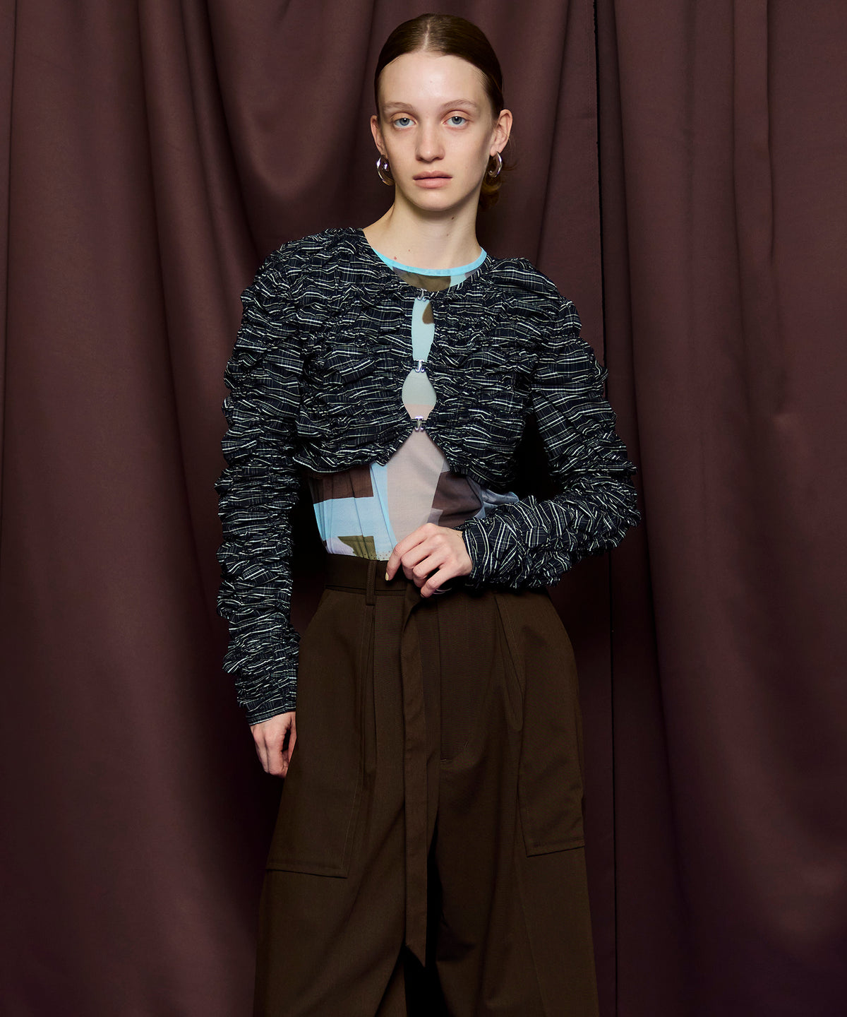 【26SPRING PRE-ORDER】Random Charring Bolero