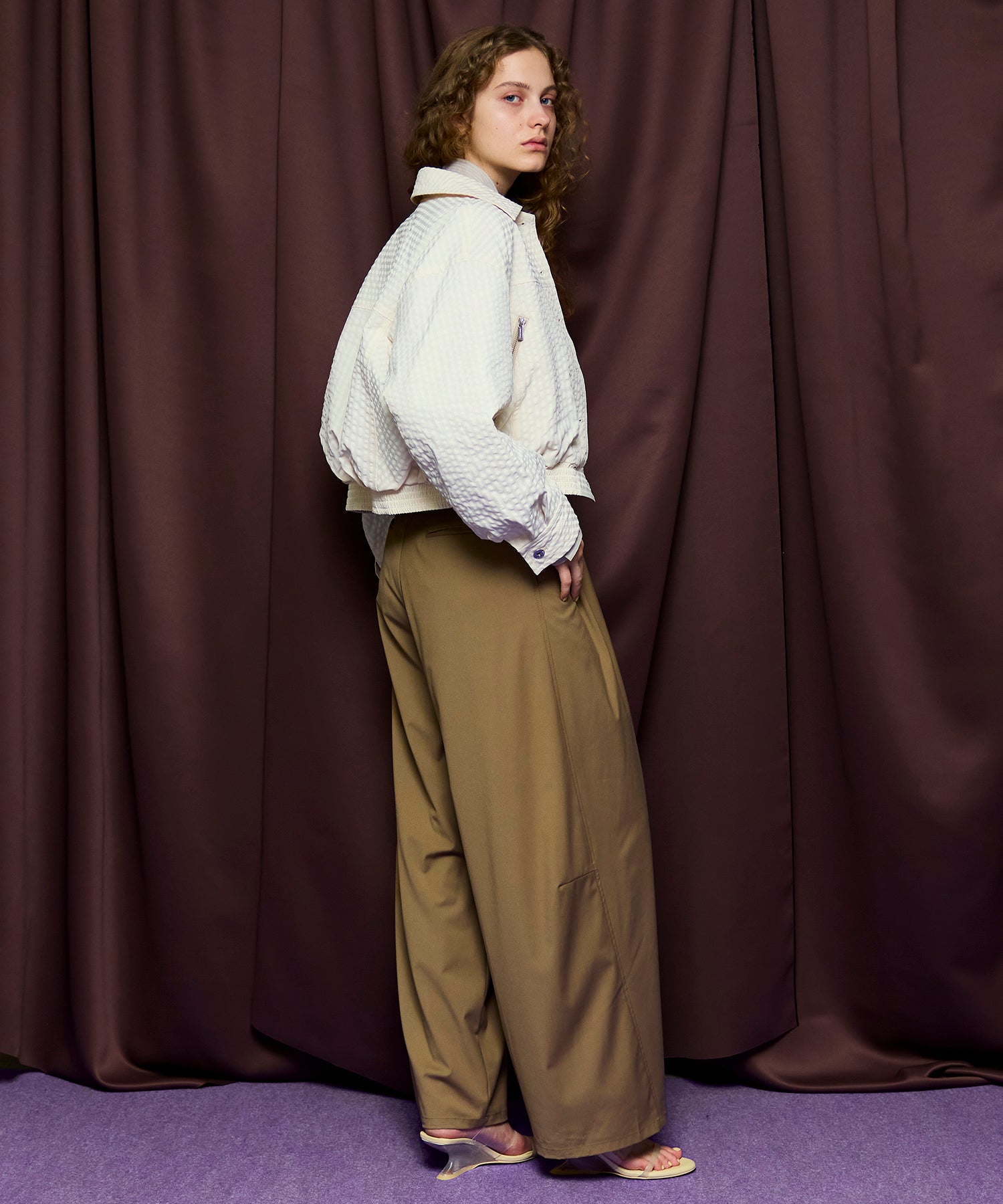 [26SPRING PRE-ORDER]Tunnel Loop Belt Set Pants