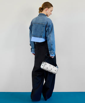 【26SPRING PRE-ORDER】2WAY Denim Short Jacket