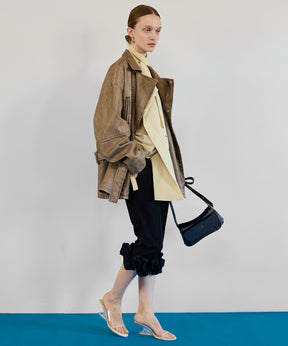 【26SPRING PRE-ORDER】Flower Hem Capri Pants