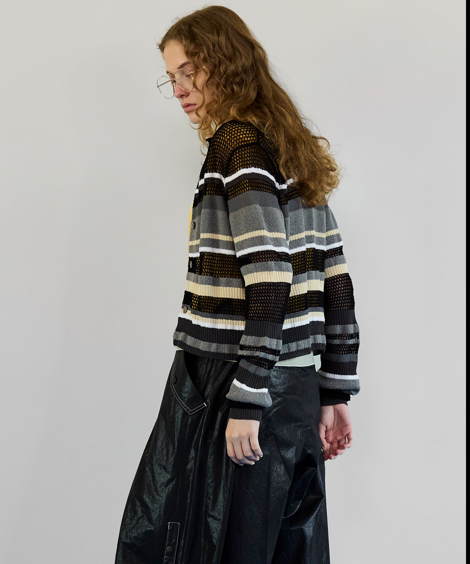 【26SPRING PRE-ORDER】Mesh Border Cardigan
