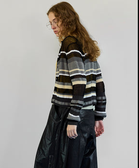 【26SPRING PRE-ORDER】Mesh Border Cardigan
