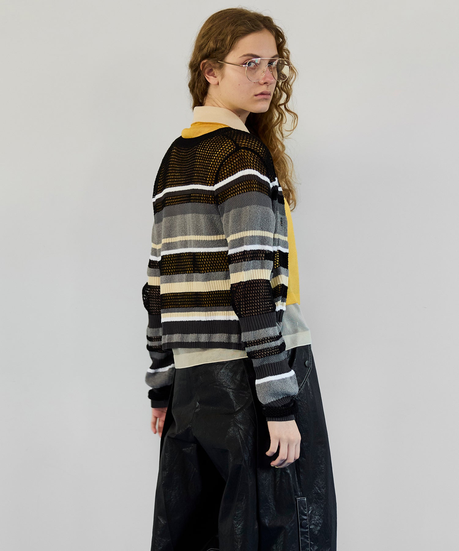 【26SPRING PRE-ORDER】Mesh Border Cardigan