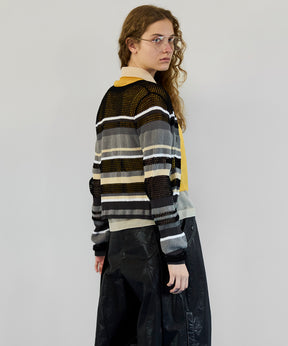 【26SPRING PRE-ORDER】Mesh Border Cardigan