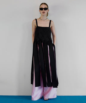 【26SPRING PRE-ORDER】Cross Fringe Dress