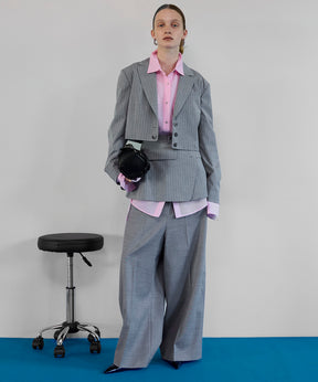 【26SPRING PRE-ORDER】Sheer Bustier Combi Shorts