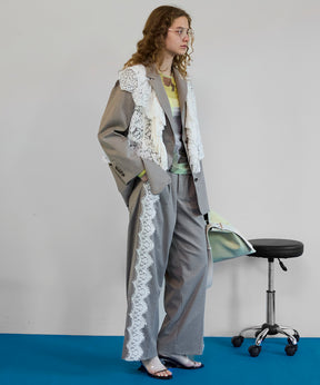 【26SPRING PRE-ORDER】Lace Vest Single Jacket