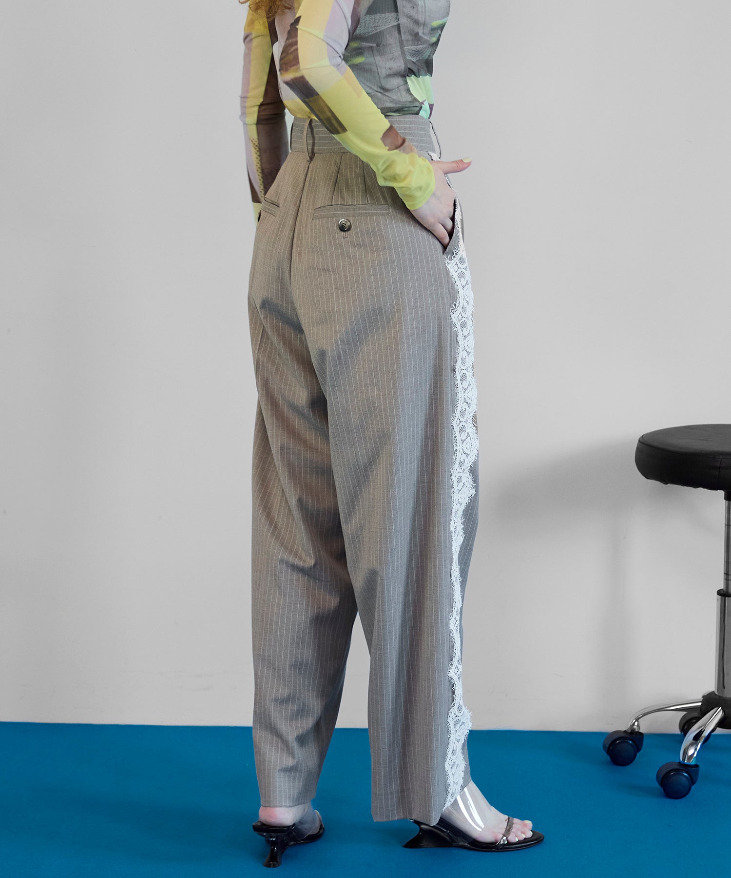 【26SPRING PRE-ORDER】Side Lace Trousers