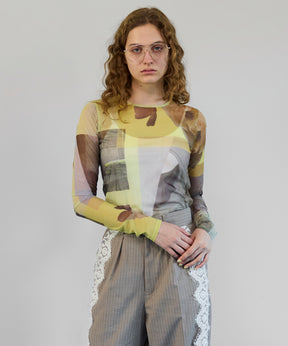 Photo Collage Mesh Tops