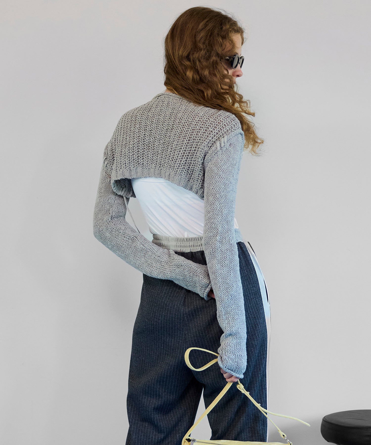 【26SPRING PRE-ORDER】Zip Short Cardigan with Babouche Collar