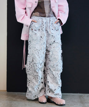 【26SPRING PRE-ORDER】Cut-Off Flower Pants
