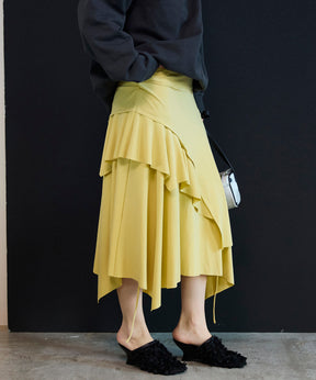 【26SPRING PRE-ORDER】Asymmetrical Flare Skirt