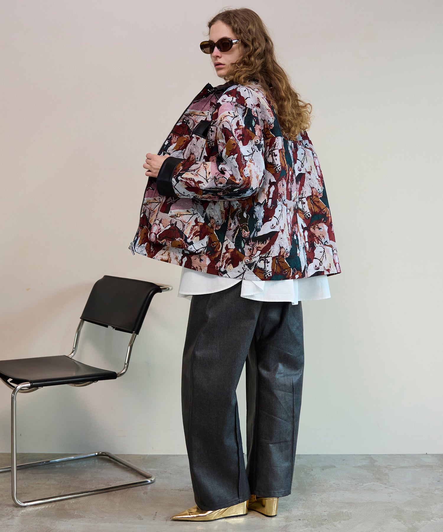 [26SPRING PRE-ORDER] 호스 자카드 유틸리티 재킷