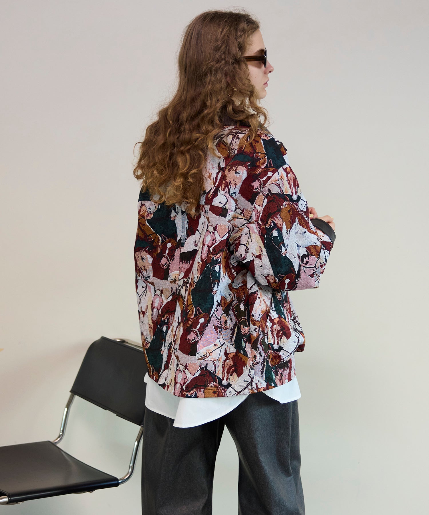 [26SPRING PRE-ORDER] 호스 자카드 유틸리티 재킷