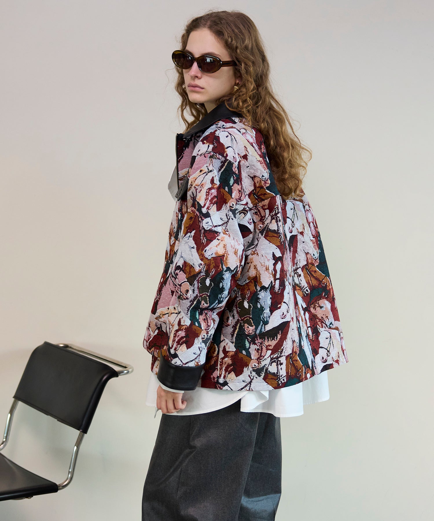 [26SPRING PRE-ORDER] 호스 자카드 유틸리티 재킷