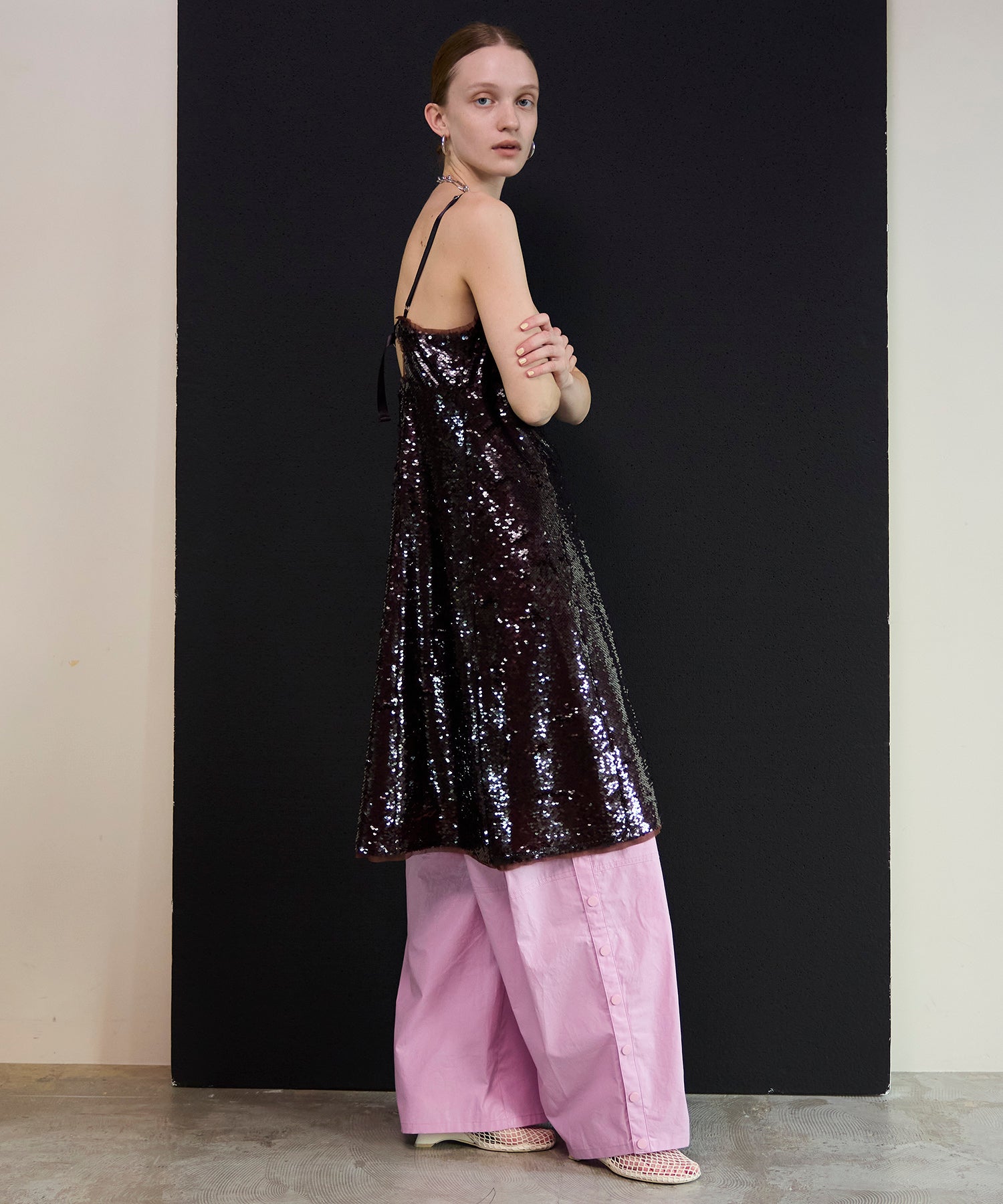 【26SPRING PRE-ORDER】Sequin Camisole One-Piece