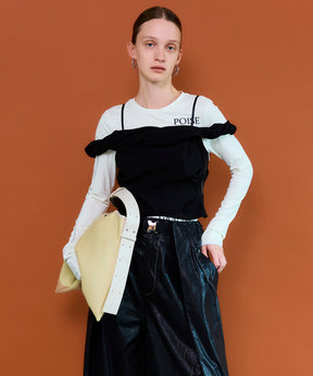 【26SPRING PRE-ORDER】Twist Off-Shoulder Blouse