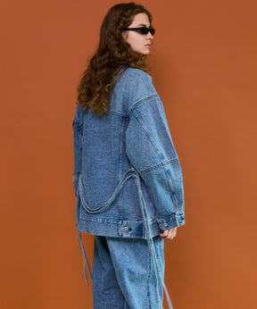 【26SPRING PRE-ORDER】2WAY Over Denim Jacket
