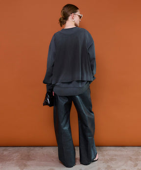 【26SPRING PRE-ORDER】Center Pin Tuck Denim Pants