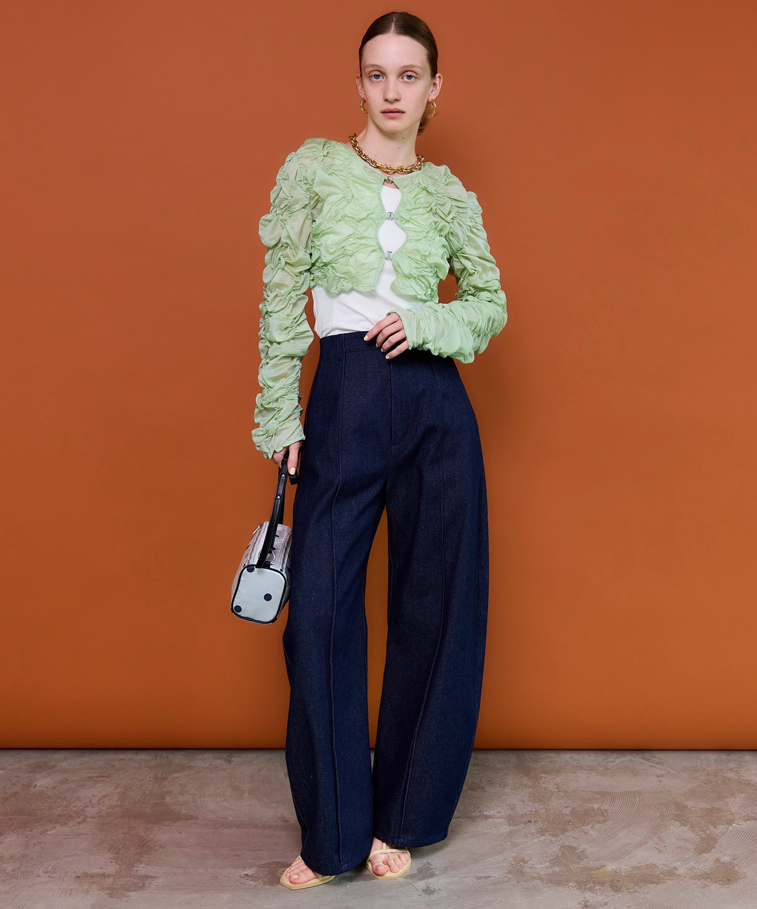 【26SPRING PRE-ORDER】Random Charring Bolero