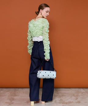 【26SPRING PRE-ORDER】Dot Narrow Double Zip Boston