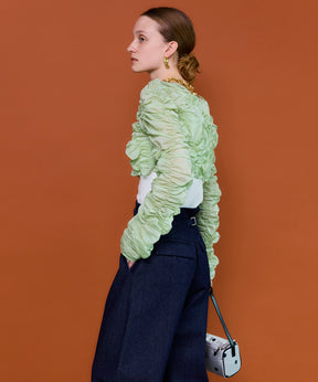 【26SPRING PRE-ORDER】Random Charring Bolero