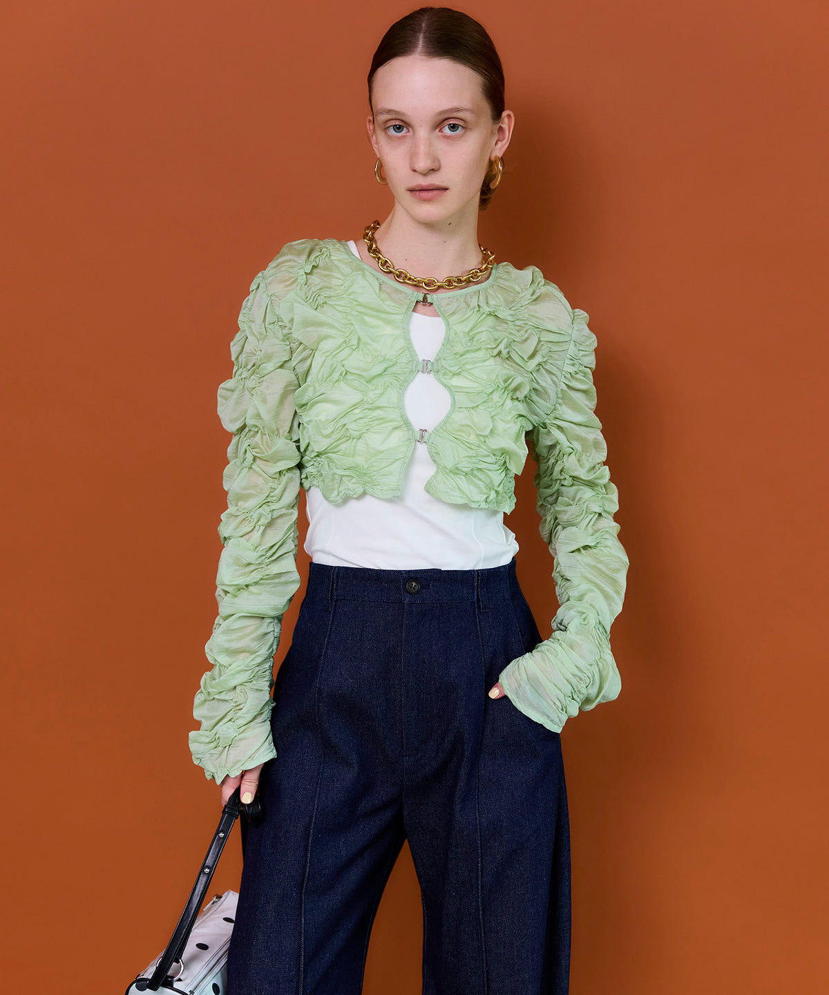 【26SPRING PRE-ORDER】Random Charring Bolero