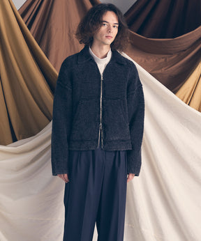 [25AW PRE-ORDER] Fade Yarn Prime-Over Full Zip Knit