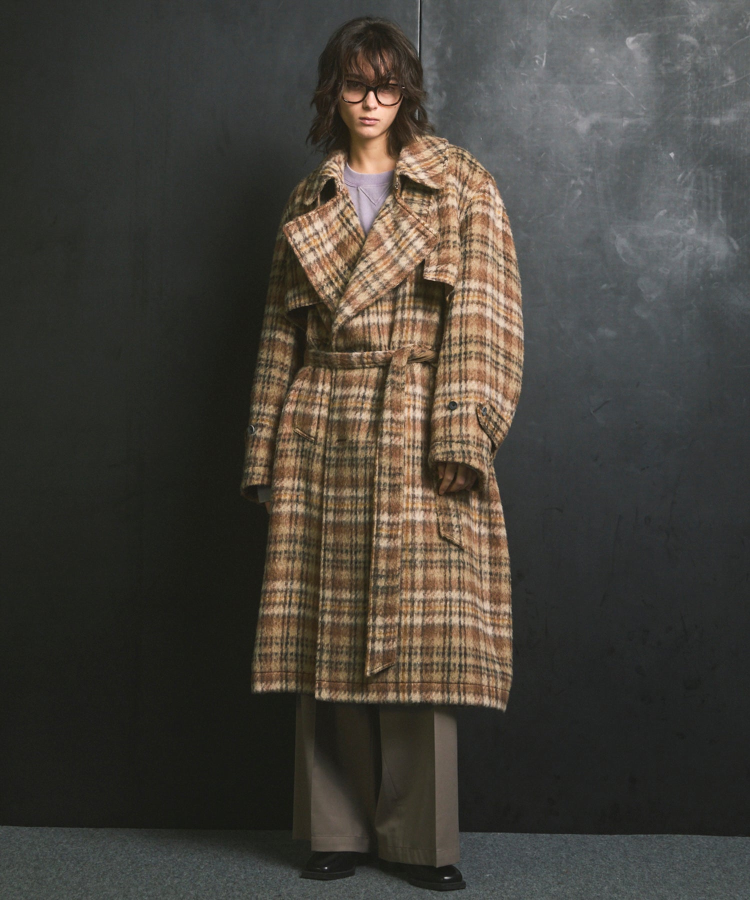 Prime-Over Crew Neck Long Sleeve Waffle T-Shirt