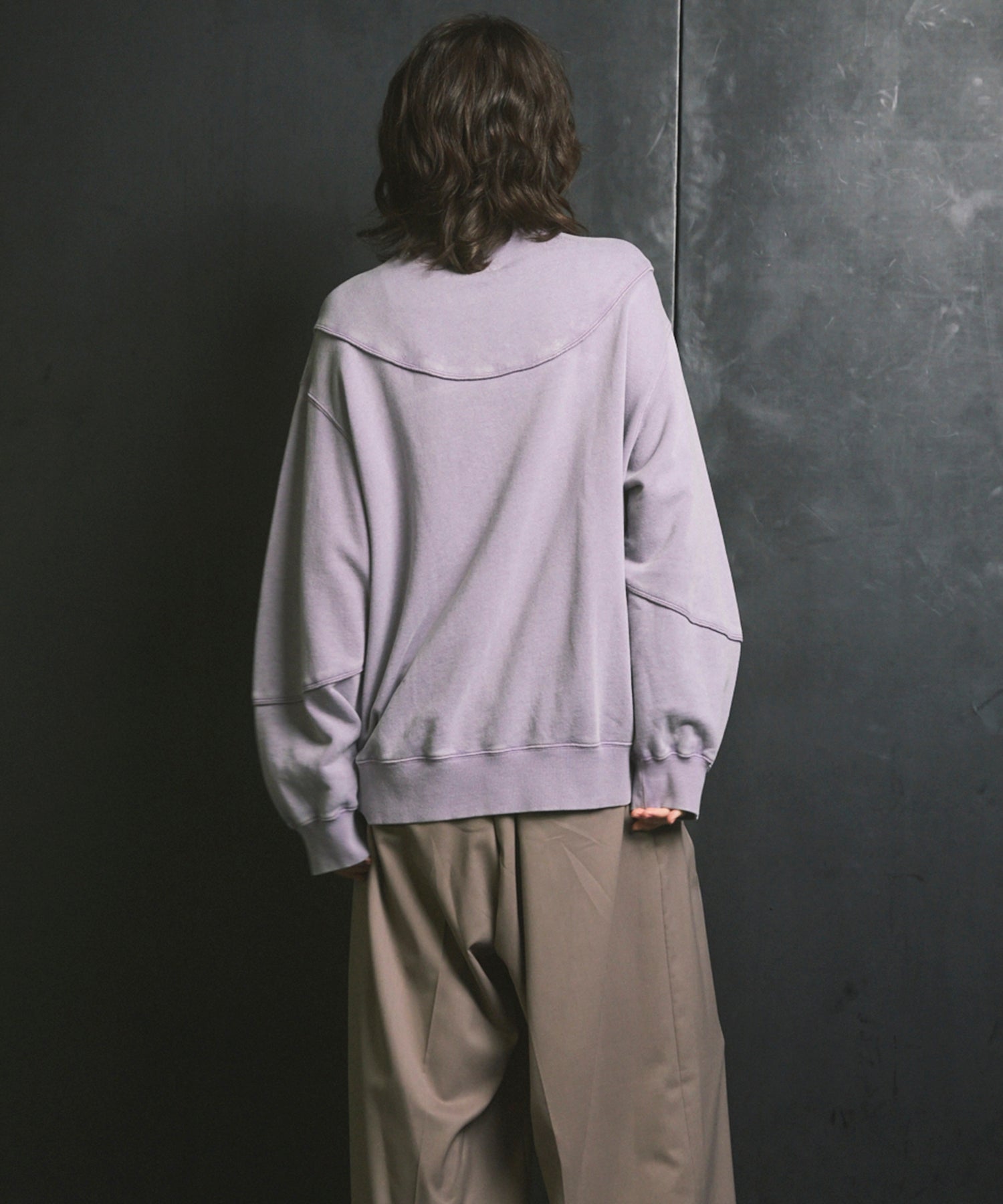 Prime-Over Crew Neck Long Sleeve Waffle T-Shirt