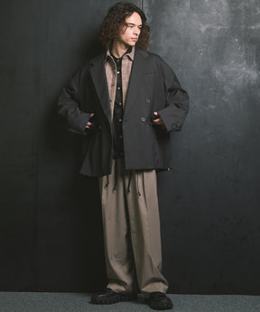 Curve Pocket A Light Eco Suede Shirt