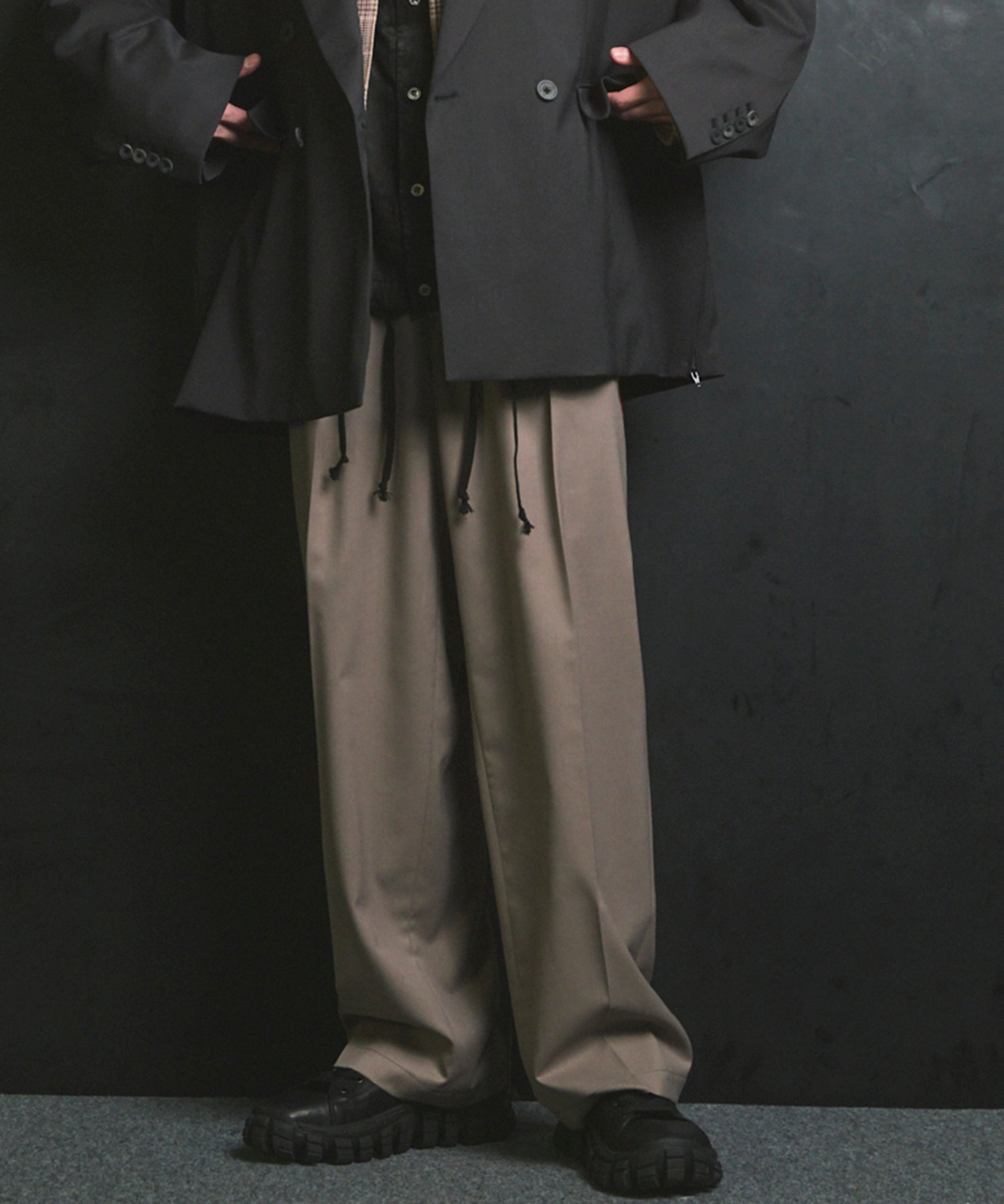 울 믹스 스무드 프라임 넓은 1짜리 넓은 바지