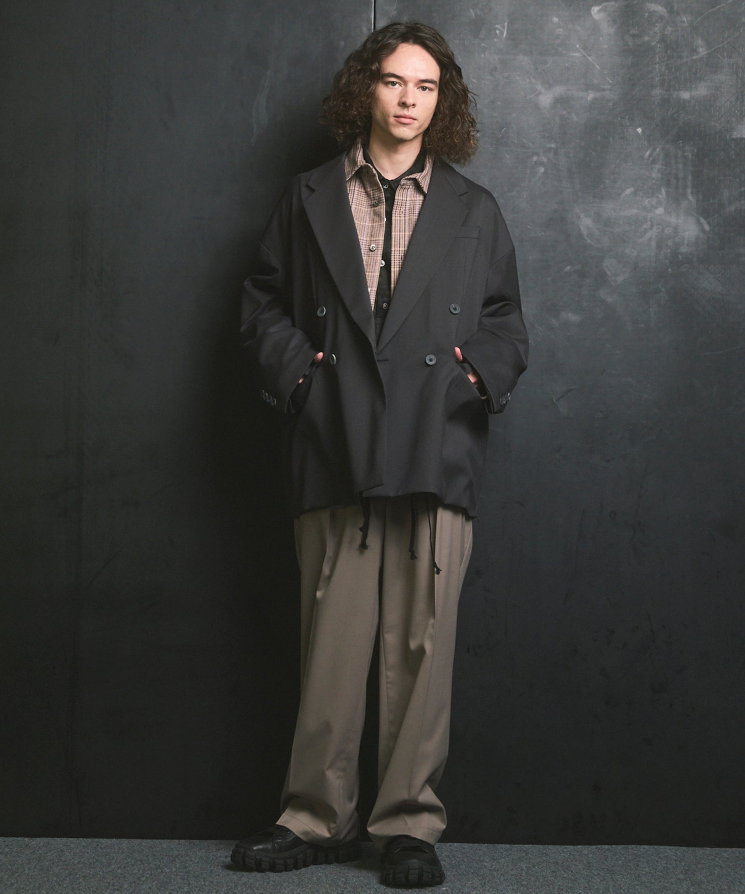 Wool Mix Prime-Over Double Tailored Jacket