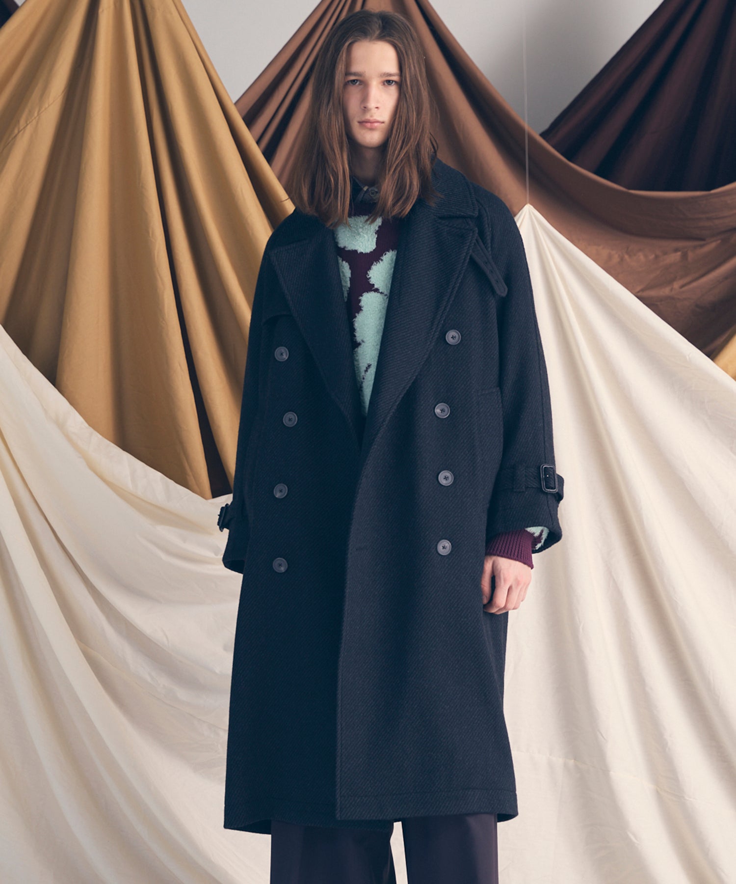 [25AW PRE-ORDER] Sheep Leather Long Coat