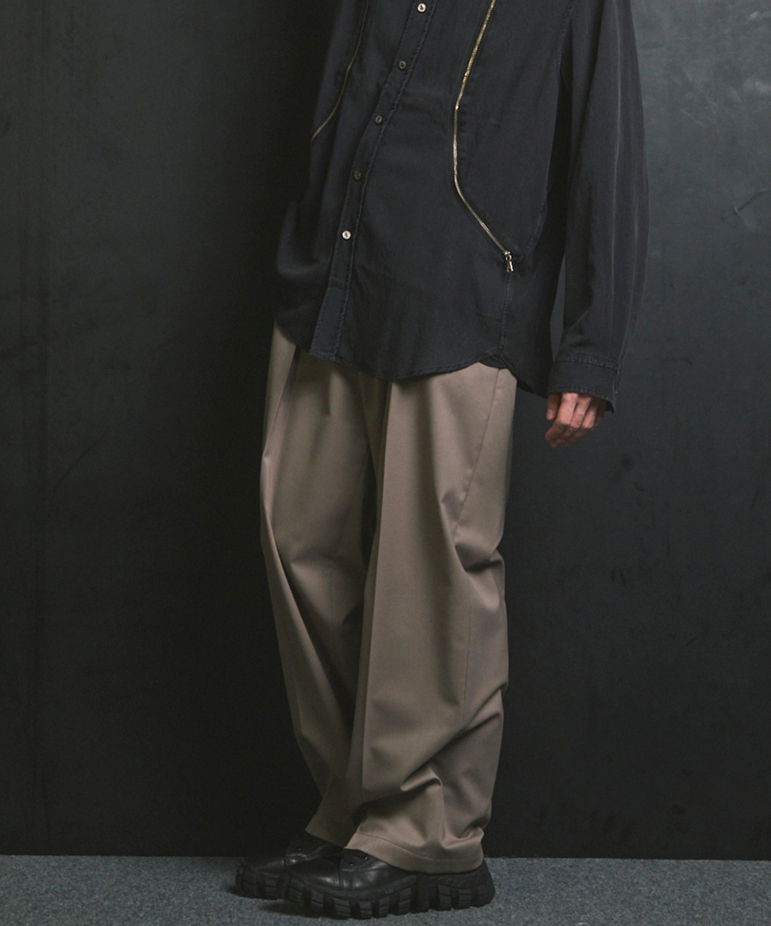 울 믹스 스무드 프라임 넓은 1짜리 넓은 바지