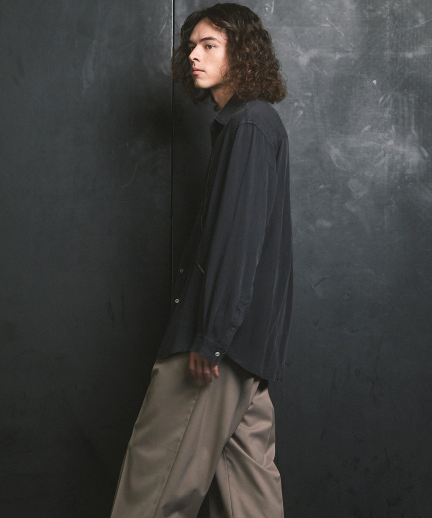 [25AW PRE-ORDER] Prime-Over Curved Zip Regular Collar Shirt