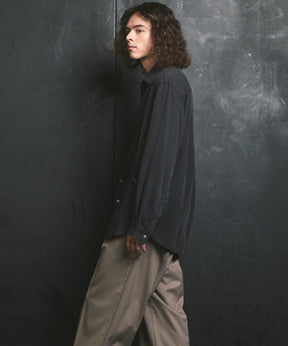 [25AW PRE-ORDER] Prime-Over Curved Zip Regular Collar Shirt